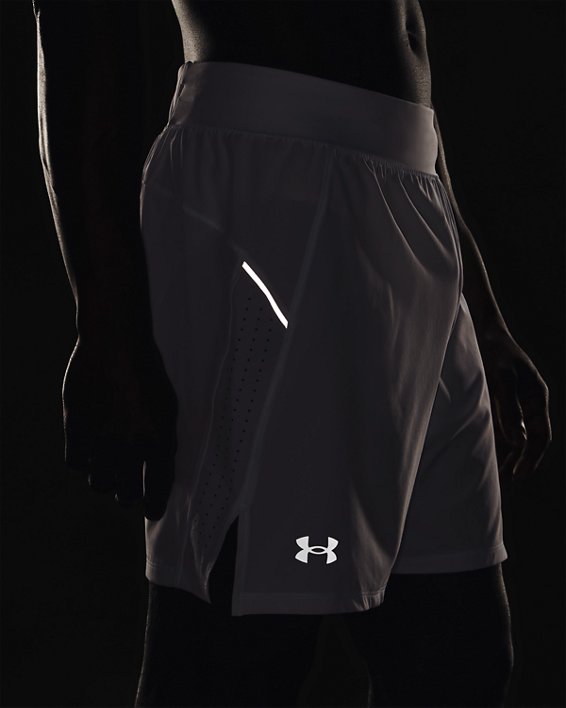 Men's UA Launch Elite 7'' Shorts, Gray, pdpMainDesktop image number 4